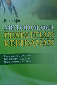 Buku Ajar Metodologi Penelitian Kebidanan