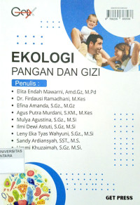 Ekologi Pangan Dan Gizi