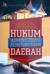 Image of Hukum Administrasi Pemerintahan Daerah