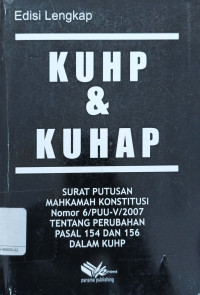 KUHP dan KHAP