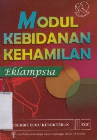 Modul Kebidanan Kehamilan Eklampsia