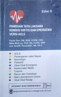 Panduan Tata Laksana Kondisi Kritis Dan Emergensi Versi ACLS