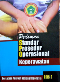 Pedoman Standar Proses Operasional Keperawatan