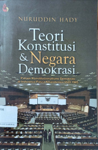 Teori Konstitusi dan Negara Demokrtasi